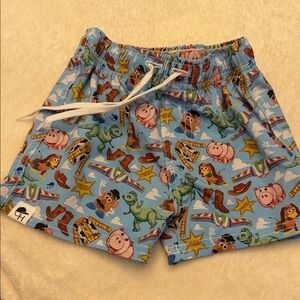 Character Print Kids Swim Shorts